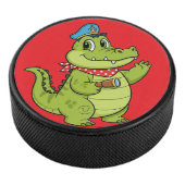 crocodile hockey puck (3/4)