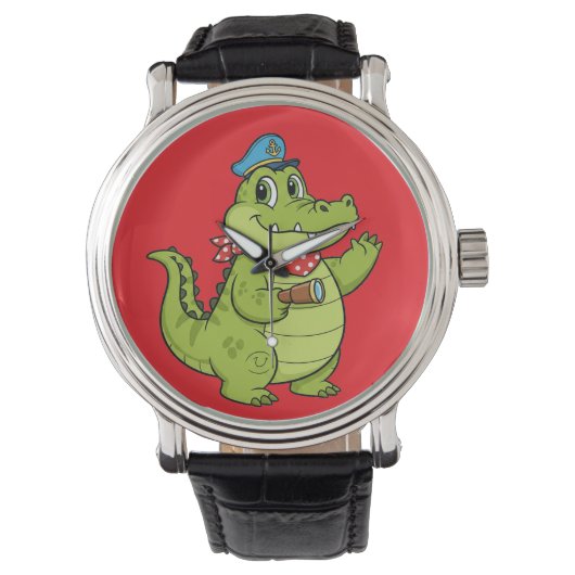 crocodile horloge (Voorkant)
