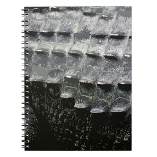 CROCODILE HUID NOTITIEBOEK (Voorkant)