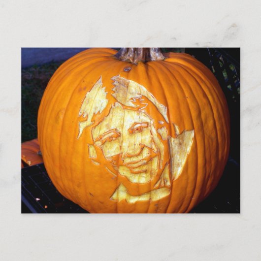 Crocodile Hunter Pumpkin Briefkaart (Voorkant)