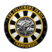 Crocodile in het ontwerp van de Crosshairs Dartbord (Voorkant)