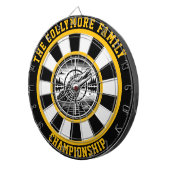 Crocodile in het ontwerp van de Crosshairs Dartbord (Voorkant Rechts)