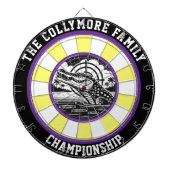 Crocodile in het ontwerp van Target Lake Dartbord (Voorkant)