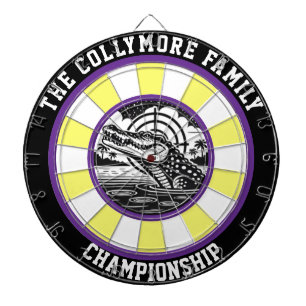 Crocodile in het ontwerp van Target Lake Dartbord