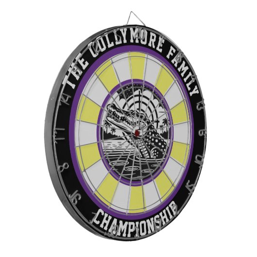 Crocodile in het ontwerp van Target Lake Dartbord (Voorkant Links)