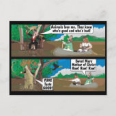 CROCODILE JOKE BRIEFKAART (Voorkant)