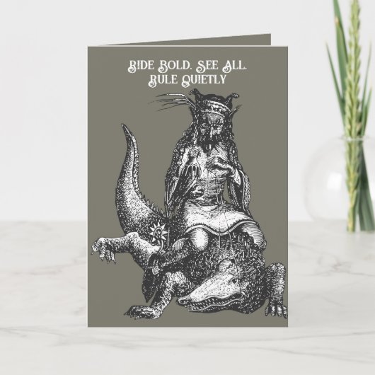 Crocodile King of Shadows Kaart (Voorkant)