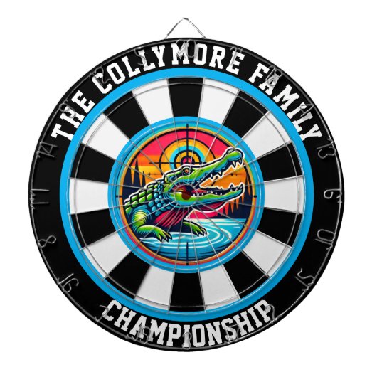 Crocodile Lake Precision-ontwerp Dartbord (Voorkant)