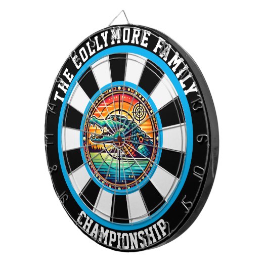 Crocodile Lake Target Uitzicht Dartbord (Voorkant Rechts)