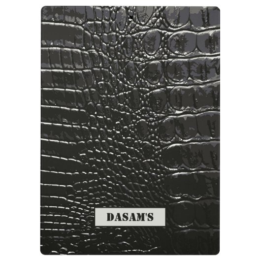 CROCODILE LEATHER KLEMBORD (Achterkant)