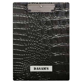 CROCODILE LEATHER KLEMBORD