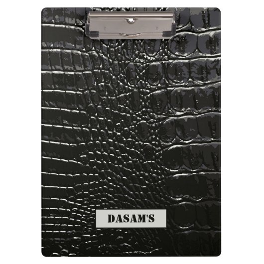 CROCODILE LEATHER KLEMBORD (Voorkant)