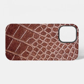Crocodile leather pattern backgroundabstract,allig iPhone hoesje (Achterkant horizontaal)