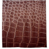 Crocodile leather patternabstract,alligator,animal douchegordijn (Voorkant)