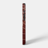 Crocodile leather patternabstract,alligator,animal iPhone hoesje (Linkerkant)