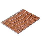 Crocodile leather textured backgroundabstract, ani notitieboek (Linkerzijde)