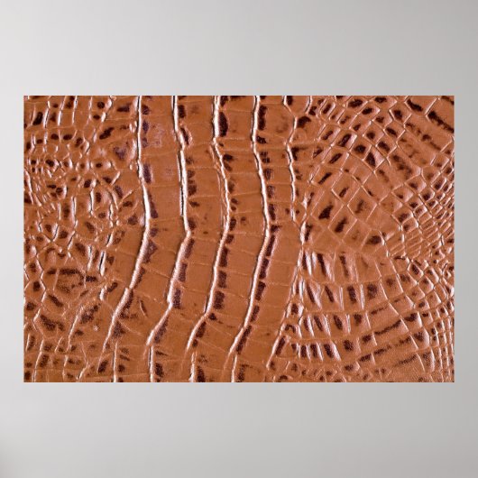 Crocodile leather textured backgroundabstract, ani poster (Voorkant)