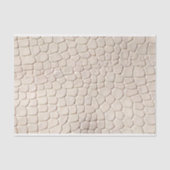 Crocodile Print Cream Biege Tissuepapier (Voorkant)