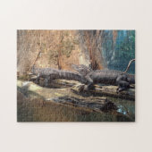 Crocodile Puzzle Legpuzzel (Horizontaal)