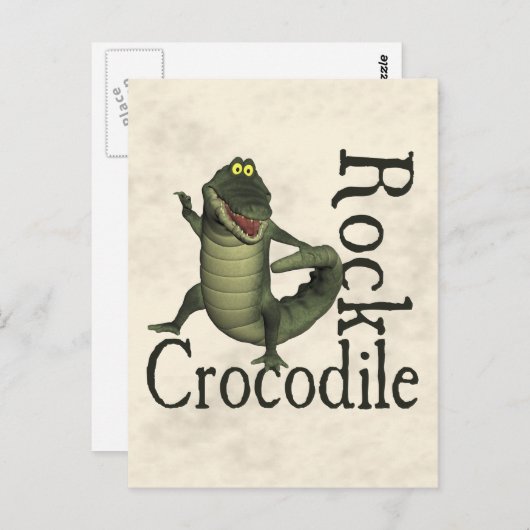 Crocodile Rock Briefkaart (Voorkant / Achterkant)