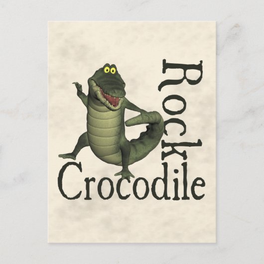 Crocodile Rock Briefkaart (Voorkant)