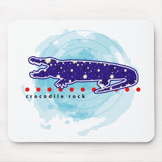 Crocodile Rock Mousepad Muismat (Voorkant)
