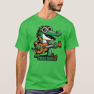 Crocodile Rock Retro Muziek Fan T-shirt
