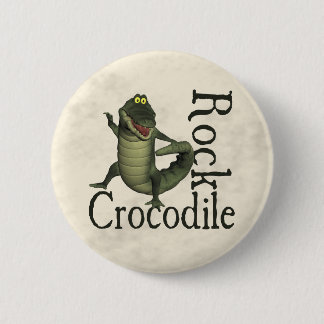 Crocodile Rock Ronde Button 5,7 Cm