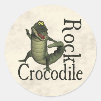 Crocodile Rock Ronde Sticker