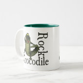 Crocodile Rock Tweekleurige Koffiemok (Voorkant links)