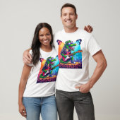 Crocodile rockstar coole kunst t-shirt (Unisex)