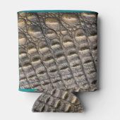 Crocodile Skin Custom Monogram Sjabloon Blikjeskoeler (Achterkant)