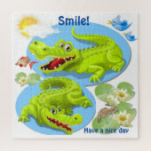 Crocodile Smile Legpuzzel (Verticaal)