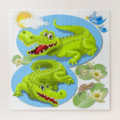 Crocodile Smile Legpuzzel (Verticaal)