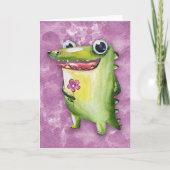Crocodile Smiles Kaart (Voorkant)