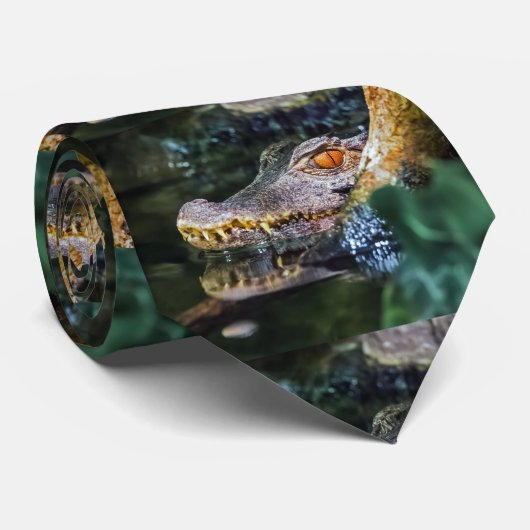 Crocodile Stropdas (Opgerold)