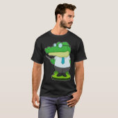 Crocodile Teacher Pointer T-shirt (Voorkant volledig)