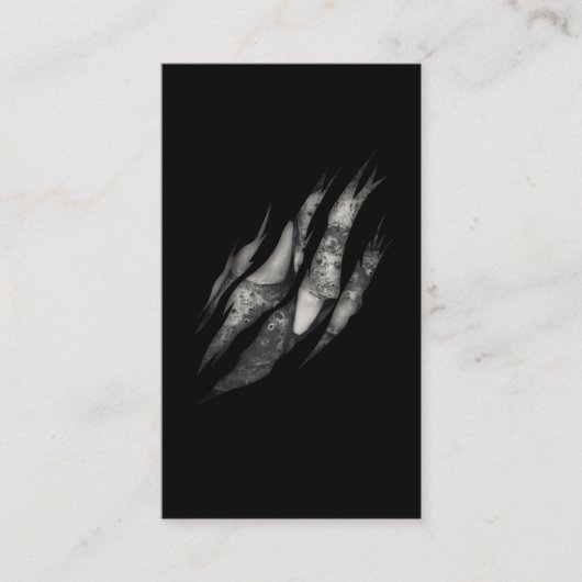 Crocodile Teeth Alligator Lover Visitekaartje (Voorkant)