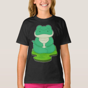 Crocodile Yoga Fitness Gymnastiek T-shirt
