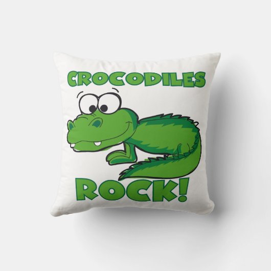 Crocodiles Rock Kussen (Achterkant)