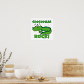 Crocodiles Rock Poster (Keuken)