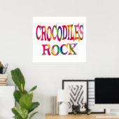 Crocodiles Rock Poster (Thuiskantoor)
