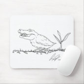 Crocoduck mousepad muismat (Met muis)