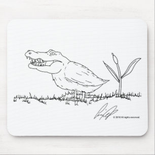 Crocoduck mousepad muismat