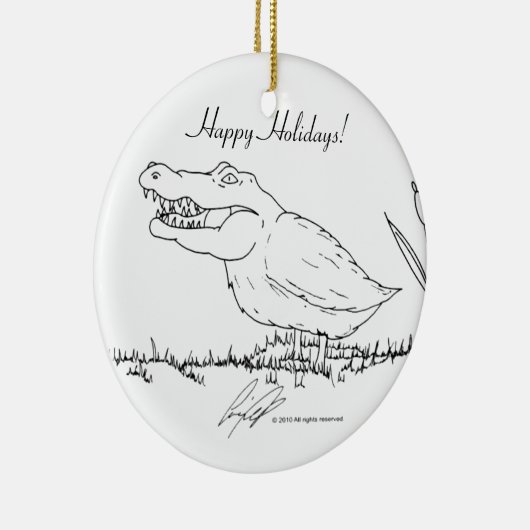 Crocoduck Ornament (Rechts)