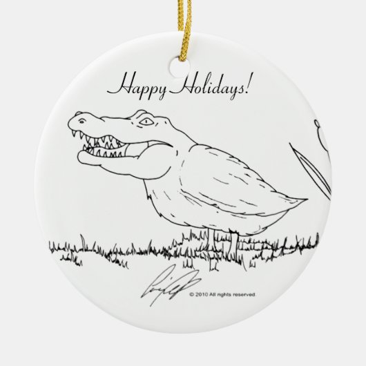 Crocoduck Ornament (Voorkant)