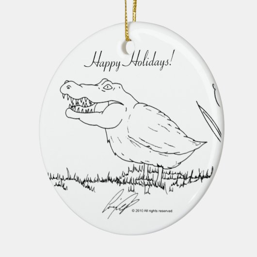 Crocoduck Ornament (Links)