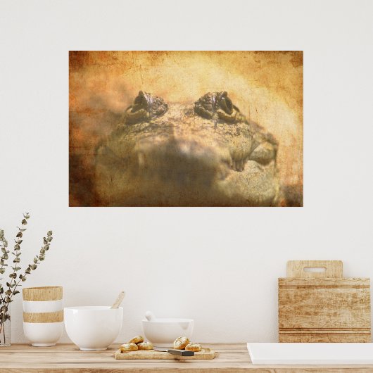 Crocodylus Moreletii Sluiten Poster (Keuken)