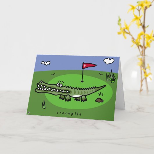 crocopile kaart (Gele Bloem)