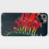 Crocosomia Lucifer Montbretia Floral iPhone Hoesje (Achterkant horizontaal)